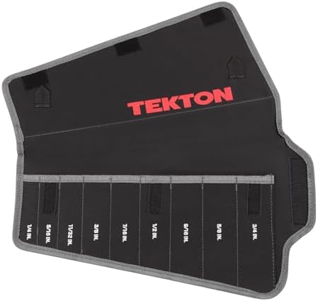 $8 | TEKTON 9-Tool Combination Wrench Roll (1/4-3/4 in.) | ORG27309 at Amazon