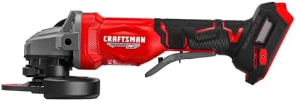 $99 | CRAFTSMAN V20 4 1/2 Cordless Angle Grinder, Brushless Small Grinder, Tool Only (CMCG452B) at Amazon