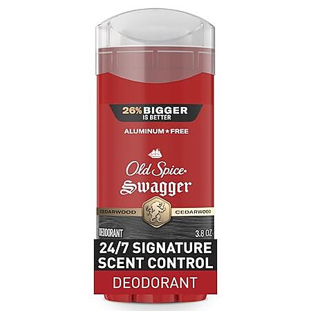 3.8-Oz Old Spice Men's Aluminum Free Deodorant (Swagger Invisible Solid) $3.25 w/ S&S