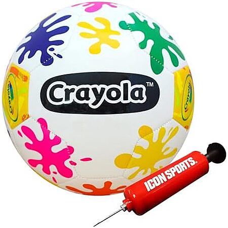 $8.96* | Crayola Ink Splash Soccer Ball (Size 5) at Amazon