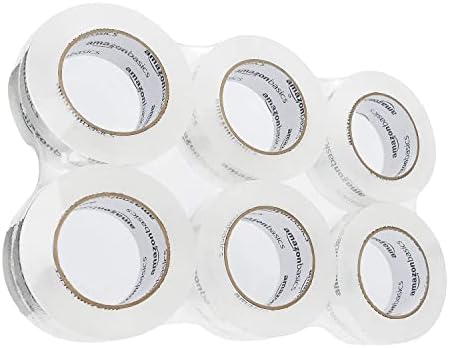 6-pk Amazon Basics 1.88" x 109-Yards Packing Tape (Crystal Clear) $11.95 w/ S&S