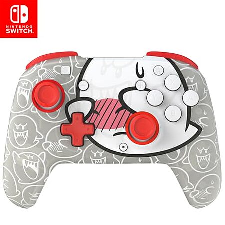 $29.99* | PDP Gaming REMATCH GLOW Wireless Nintendo Switch Pro Controller (Boo Hoo) at Amazon