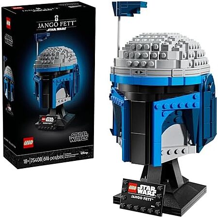 $55.99* | 616-Piece LEGO Star Wars: Helmet Collection - Jango Fett Helmet (75408, 2025) at Amazon