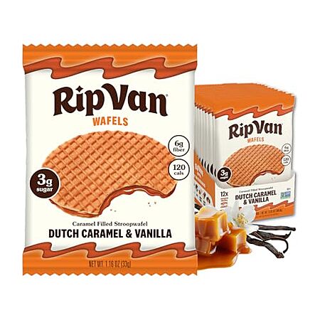 [SnS, AC] $8.80 | 12-Count Rip Van Wafels Dutch Caramel & Vanilla Stroopwafels at Amazon