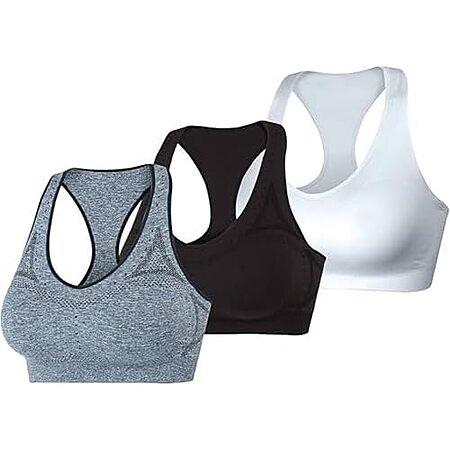 $16.99* | 3-Pack Hanes Women's Seamless Racerback Sports Bra at Amazon