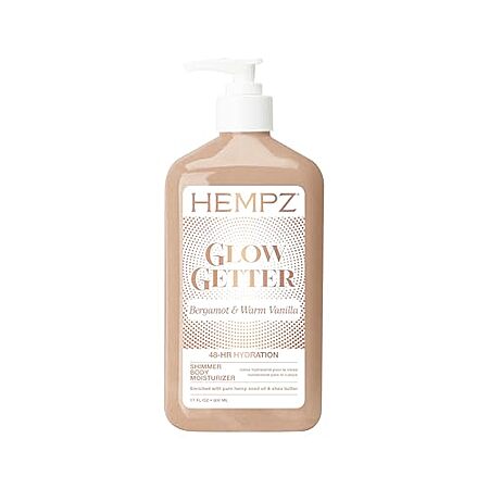 [SnS] $10.44* | 17-oz Hempz Glow Getter Body Lotion Hydrating Moisturizer w/ Shimmer at Amazon