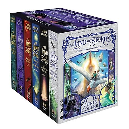 [Prime] $25.38* | The Land of Stories by Chris Colfer Complete Paperback Gift Set (Paperback Box Set) at Amazon