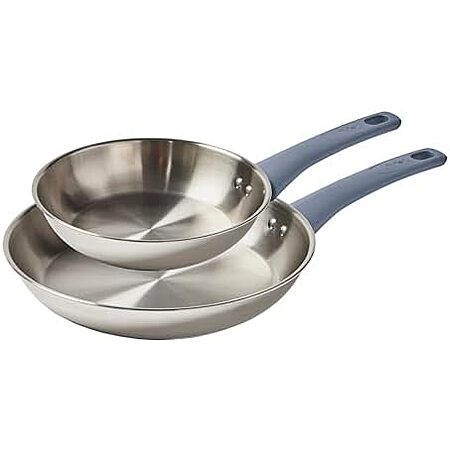 $28.96* | 2-Pc 8" & 10.5" T-fal Essentials Stainless Steel Fry Pan Set at Amazon