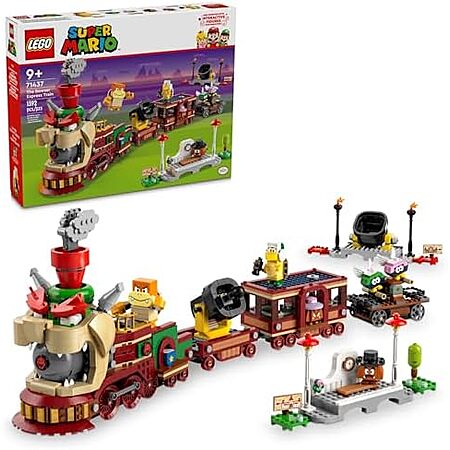 $83.99 | 1392-Piece LEGO Super Mario: Expansion Set - The Bowser Express Train (71437, 2024) at Amazon