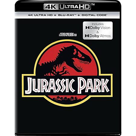 $14.99* | Jurassic Park: Dolby Vision & Atmos Upgrade Edition (4K UHD + Blu-ray + Digital) at Amazon