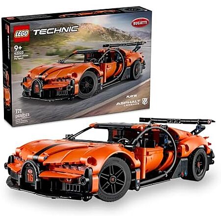 $51.99 | 771-Piece LEGO Technic: Licensed - Bugatti Chiron Pur Sport (42222, 2026) at Amazon