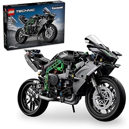 $67.99* | 643-Piece LEGO Technic Kawasaki Ninja H2R Motorcycle Model Kit w/ Kickstand at Amazon