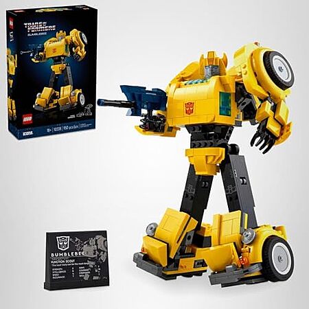 $71.99* | 950-Piece LEGO Icons: Transformers - Bumblebee (10338, 2024) at Amazon