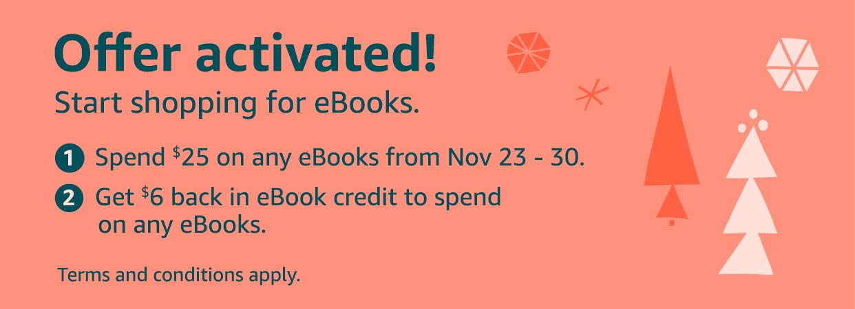 YMMV: Spend $25, Get $6 (Kindle eBooks)