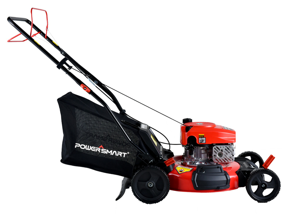 PowerSmart DB2194SR 21 3 in 1 170cc Gas Self Propelled Lawn Mower 199 at Walmart