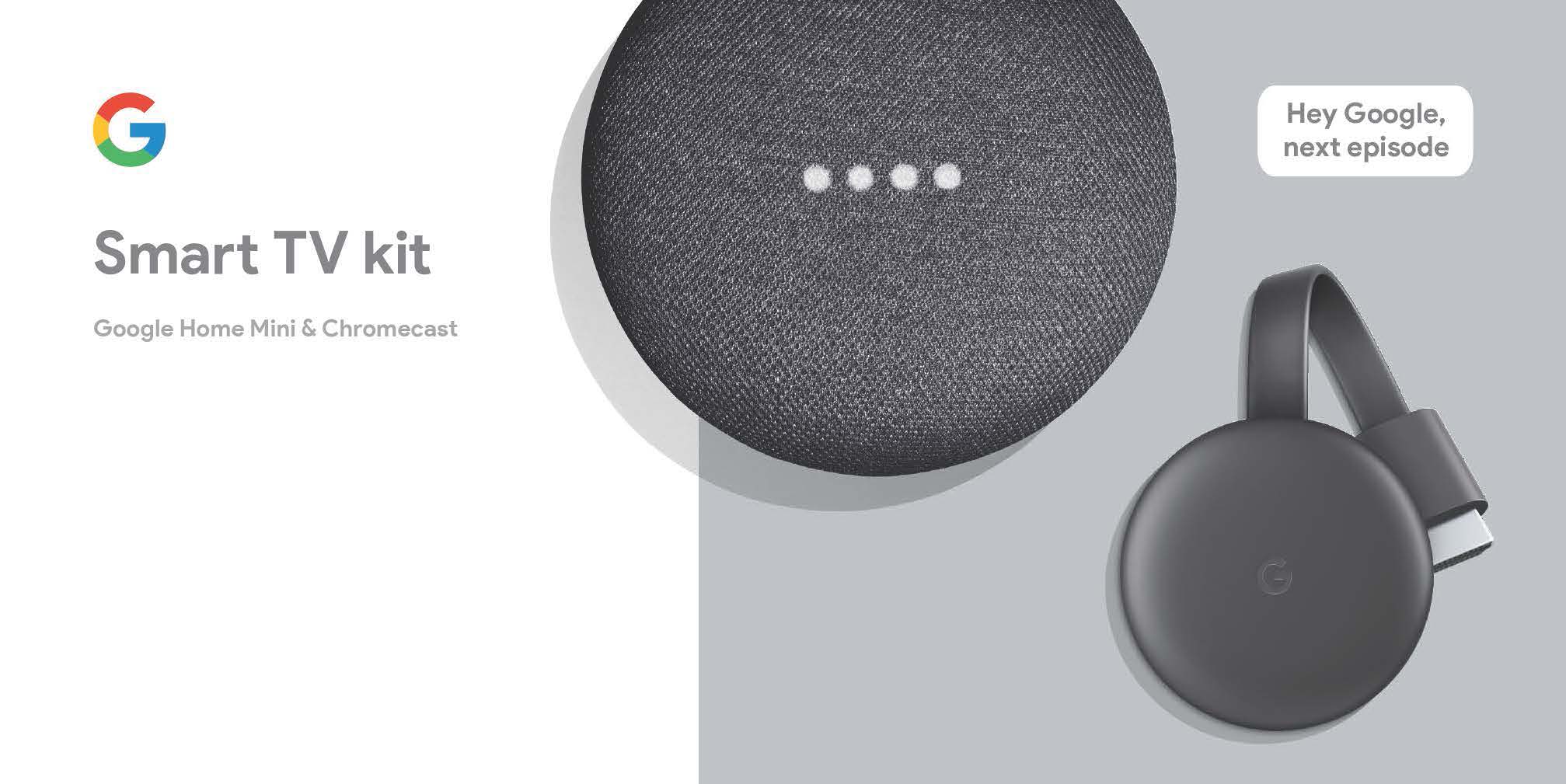 Walmart in store YMMV Google smart TV kit.(Home Mini & Chromecast) $13