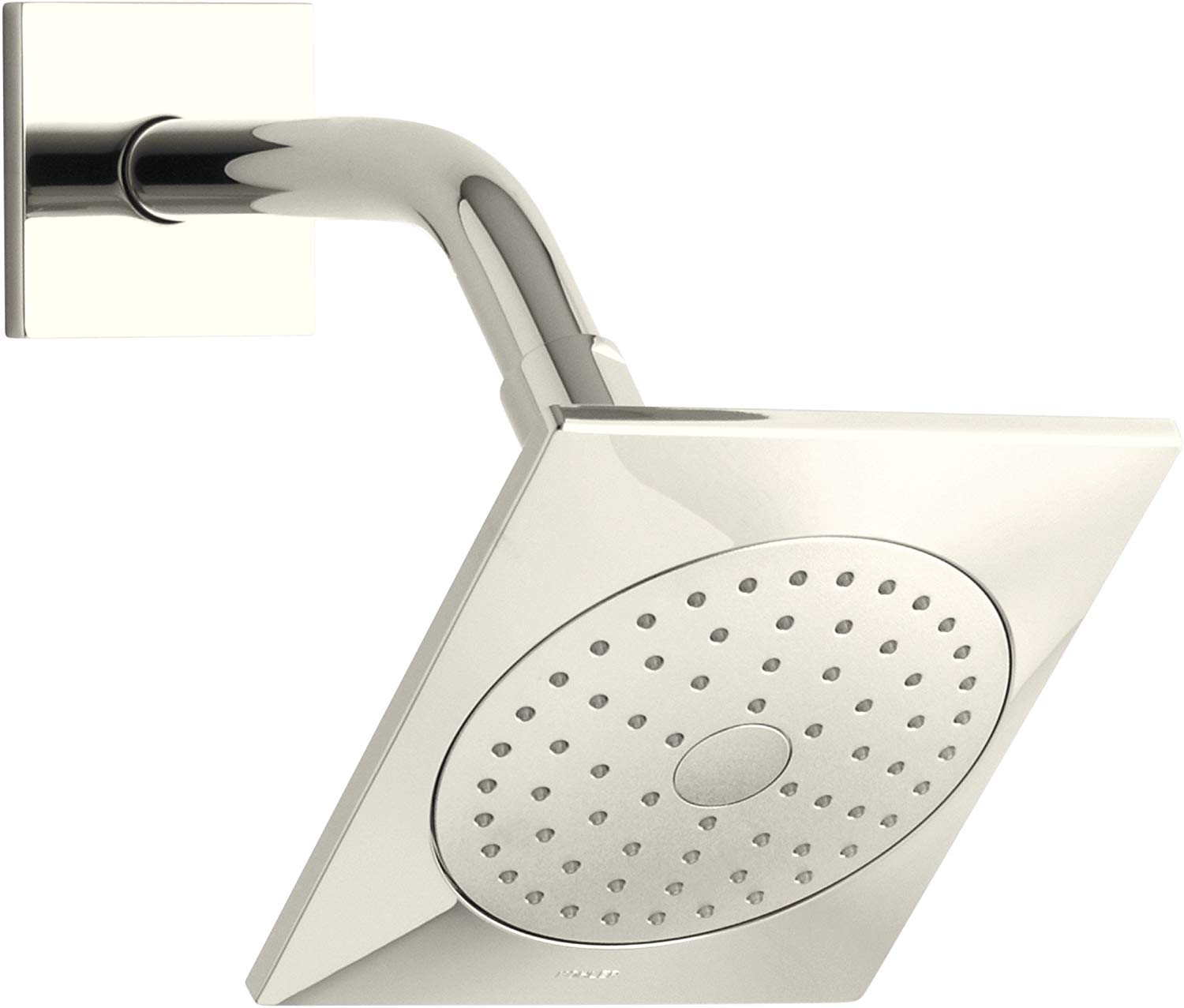 KOHLER K-14786-SN Loure Single-Function Showerhead, Vibrant Polished Nickel 2.5 gpm $19.99 shipped