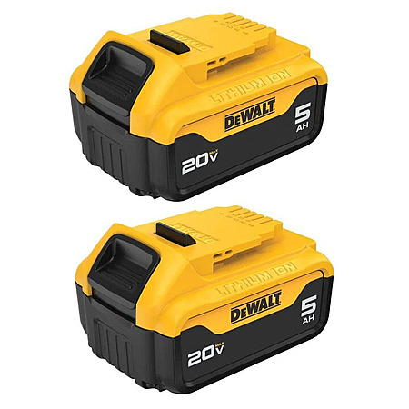 DEWALT 20V MAX 20V 5Ah Lithium Ion Power Tool Battery Pack with Fuel ...