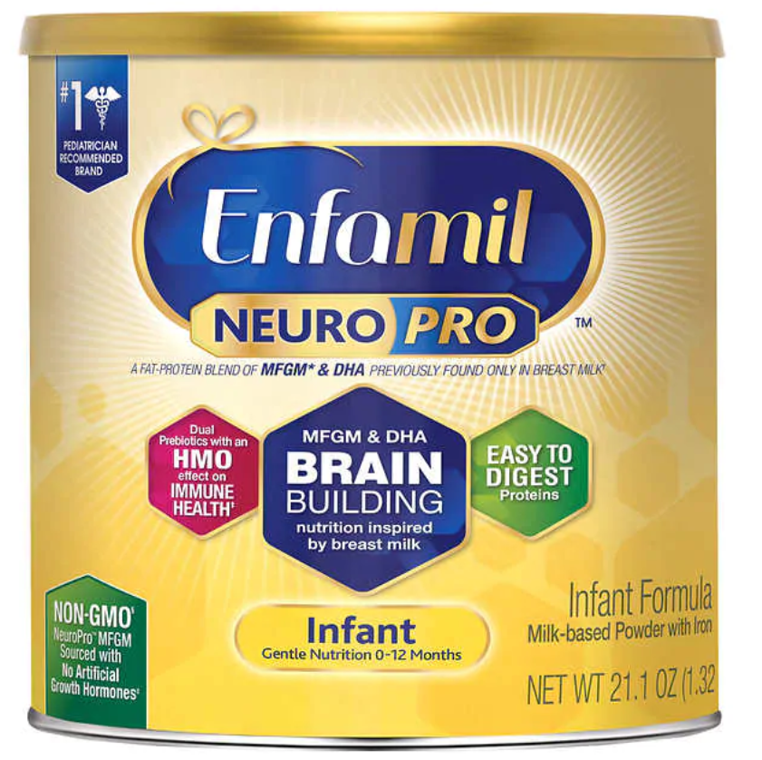Costco: (Membership Required) 6-Pack Enfamil NeuroPro Infant Formula 21.1 oz for $149.99. Free Shipping.