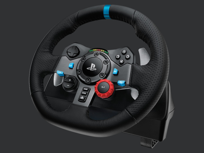 Logitech Dual-Motor Feedback Driving Force G29 Gaming Racing Wheel with Responsive Pedals for PlayStation 4 and PlayStation 3 [Wheel/Pedals Only, PC + PS4 Compatible] In Stock $299