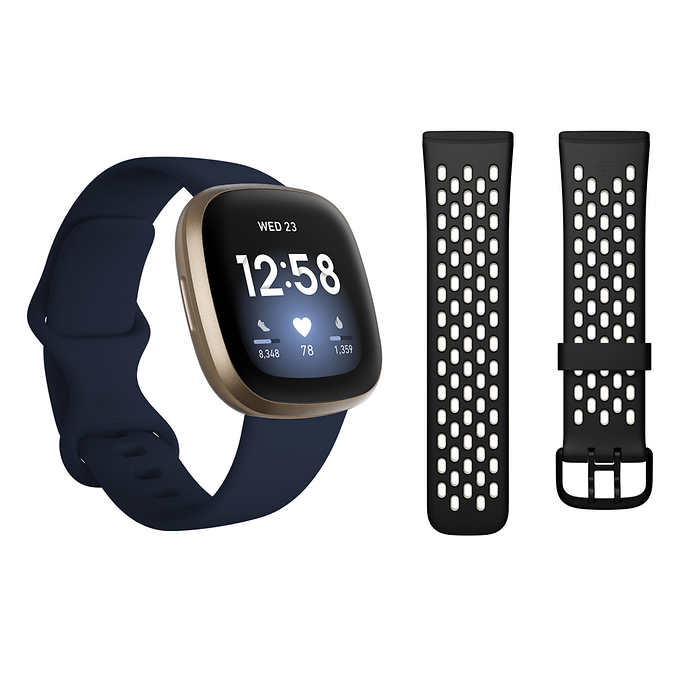 Fitbit Versa 3 Bundle 159.99 Costco Members Online In Store