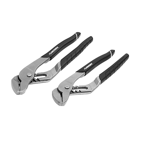 Husky 2-Piece Groove Joint Pliers Set 91233 - $13.00 YMMV at Home Depot