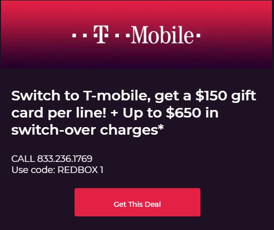 join T-mobile and get $150 gift card for each new line