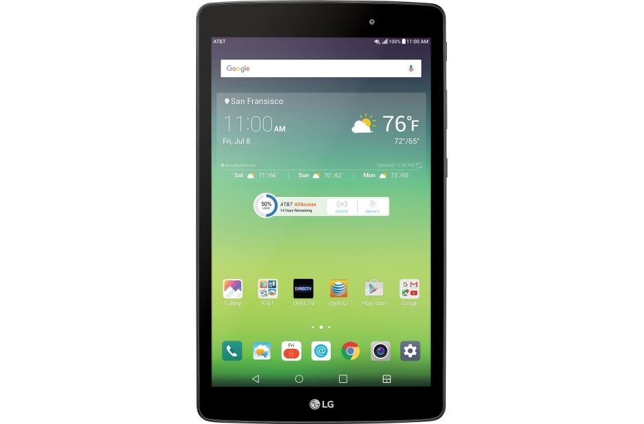 LG G Pad X 8.0 V520 32GB Wi-Fi + 4G LTE Cellular (AT&T Unlocked) 8" Tablet - $133 + Free Shipping