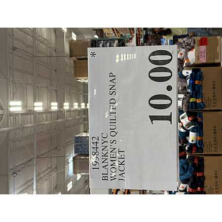 [Costco Members] - In Store Only: BlankNYC Women's Quilted Snap Jacket - Limited Sizes [YMMV]