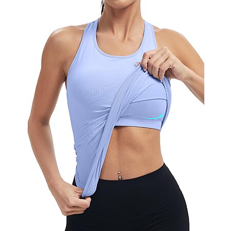 Women’s Seamless Racerback Tank Top – $13.49