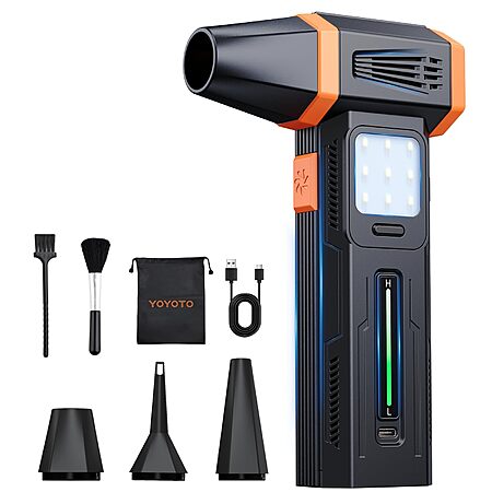 64% OFF Compressed Air Duster w/ 40MM Brushless Motor – $32.39