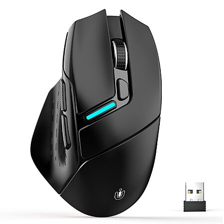 Uineer Tri-Mode Bluetooth / Wireless / Wired Mouse $11