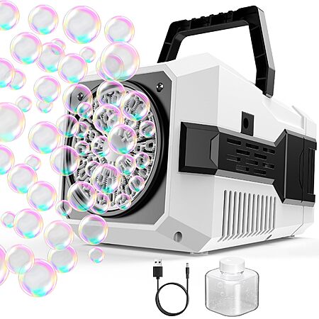 Smlau Bubble Machine for Kids $12