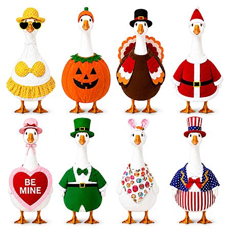 Amazon - Funle 8-Set Porch Goose Outfits for 23-inch Goose - $34.99 w/ Code