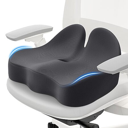 CushZone Memory Foam Seat Cushion (2.6" Standard) $16.50
