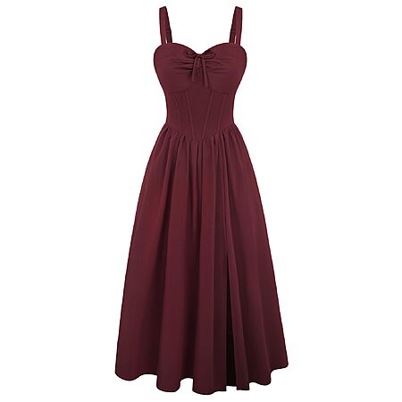 Scarlet Darkness Women's Corset Midi Dress (Various) $18 + Free S&H