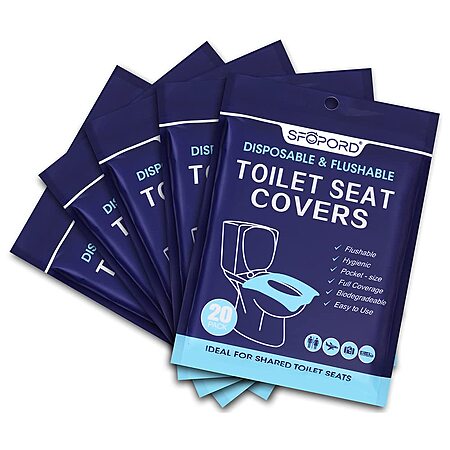 Amazon – 100-Pack XL Disposable Toilet Seat Covers - $4.99 w/ Code