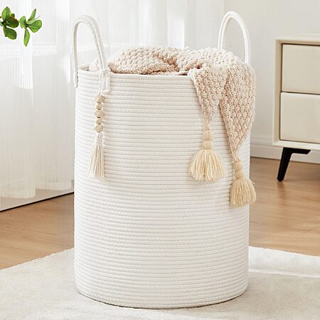 Amazon – Fiona's magic Woven Laundry Hamper - $15.99–$16.99 w/ Code