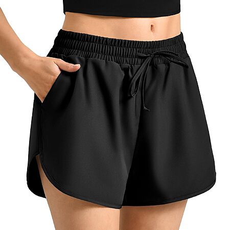 Amazon – Walifrey Women’s High-Waisted Running Shorts w/ Pockets - $4.39–$5.49 w/ Code