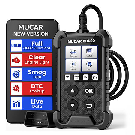 Amazon – MUCAR CDL20 OBD2 Scanner - $9.98 w/ Code