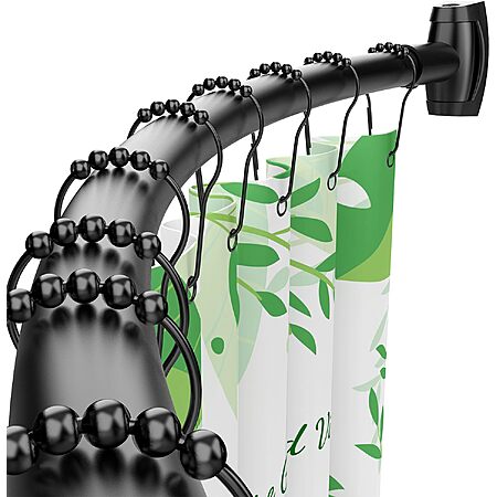 Amazon – 40–72" Adjustable Curved Shower Curtain Rod - $14.99 w/ Code