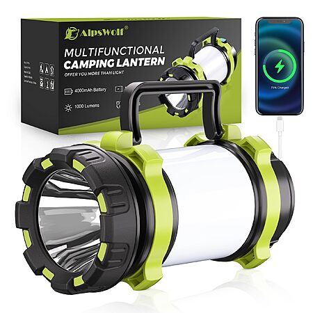 Amazon – AlpsWolf Rechargeable Camping Lantern - $11.49–$34.49 w/ Code