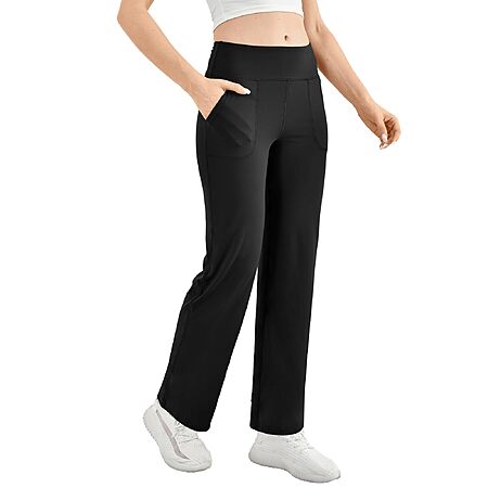 Walifrey Women's Wide-Leg Yoga Pants - $6.29–$9.44