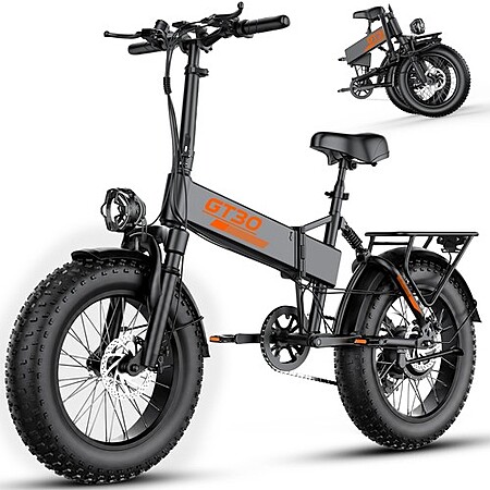 eBay – ASKGO 20" Folding Electric Bike - $481.79 w/ Code
