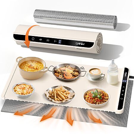 Amazon – LNNIW 26x15-Inch Food Warming Mat - $17.99–$42.49 w/ Code