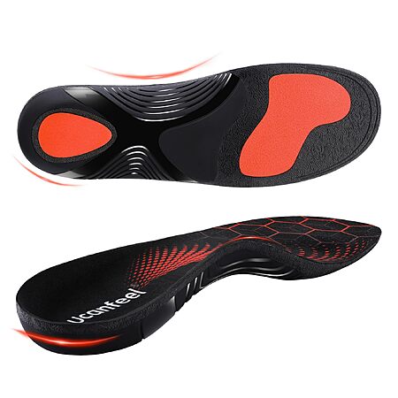 Ucanfeel Plantar Fasciitis Arch Support Shoe Insoles (3 Colors)