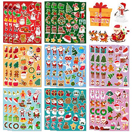 Christmas Stickers, Stocking Stuffers for Kids