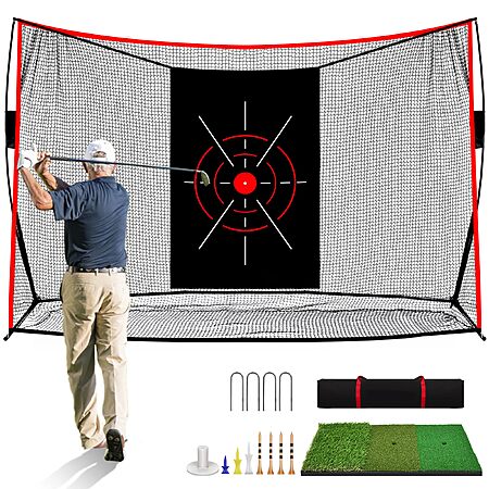 Bltend Heavy Duty Golf Net, 10x7ft/11x8ft Golf Practice Nets for
