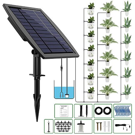 Solar Automatic Drip Irrigation Kit System, JIYANG Solar Powered
