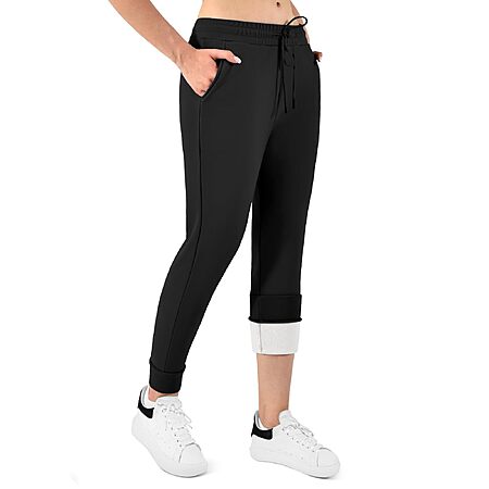 Amazon – Walifrey Women's Fleece-Lined Joggers - $10.19–$11.39 w/ Code